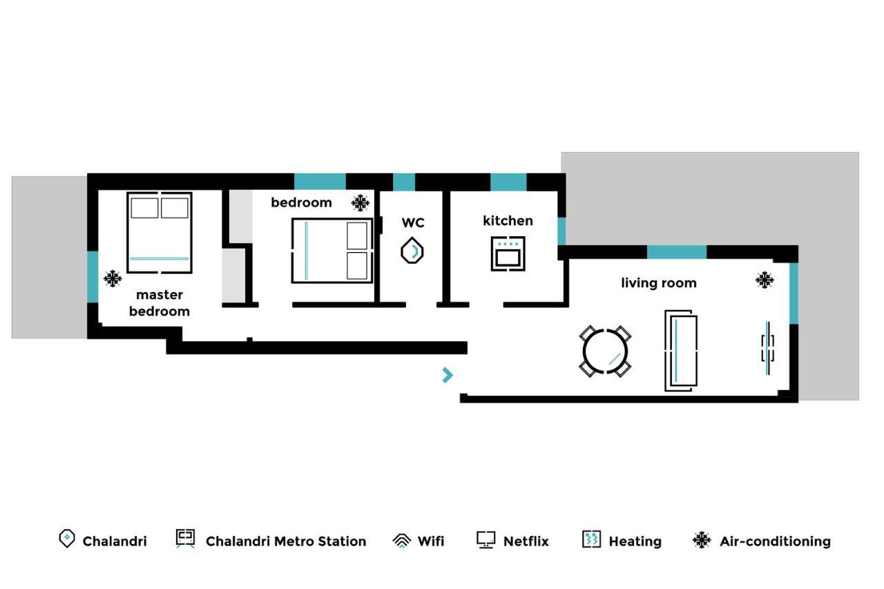 Pleasant 2Br Apartment Near Helexpo By Upstreet Athènes Extérieur photo